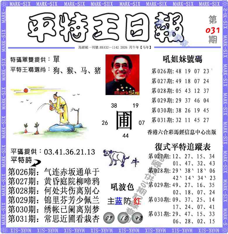 031期平特王日报（荐）[图]